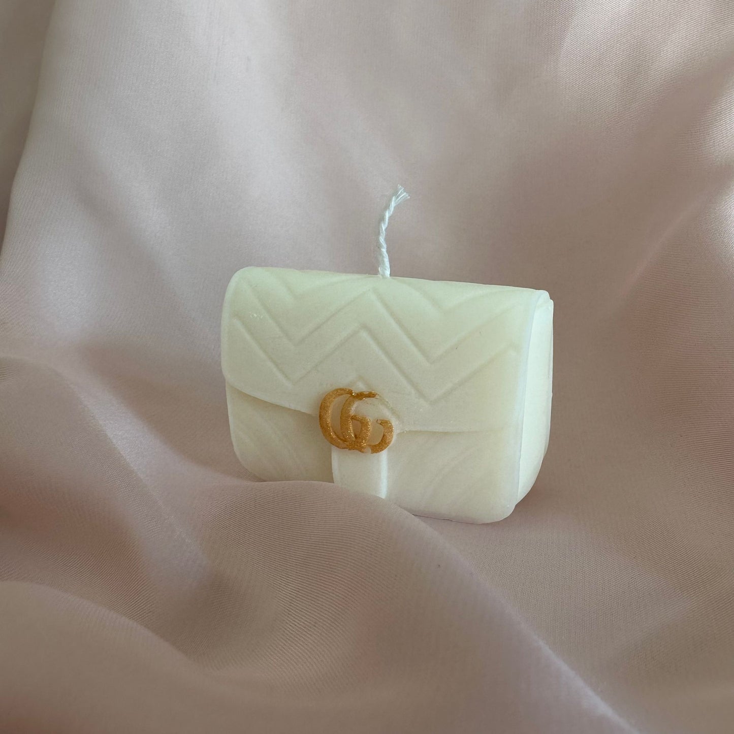 Bougie Modèle Sac GG Mini avec Dorure