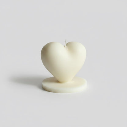 Bougie parfumée artisanale forme coeur