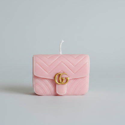 Bougie parfumée artisanale forme sac
gg mini rose
