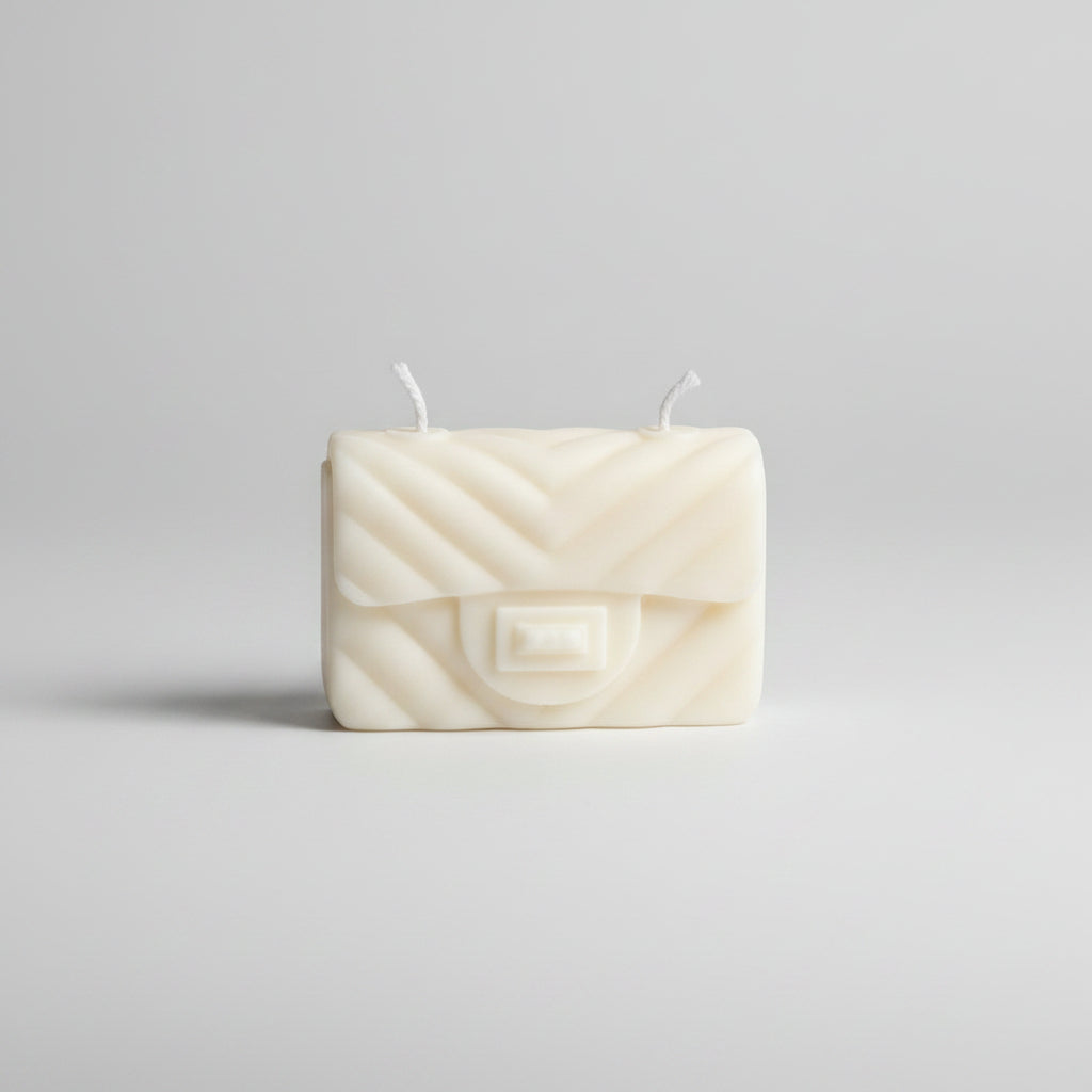Bougie parfumée artisanale forme sac
C mini crème